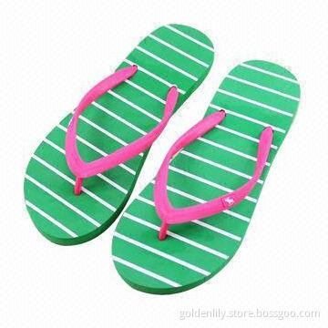 EVA Women's Flip Flops, Soft, Comfortable Sole, Customized Colors, Logos and Sizes are Accepted